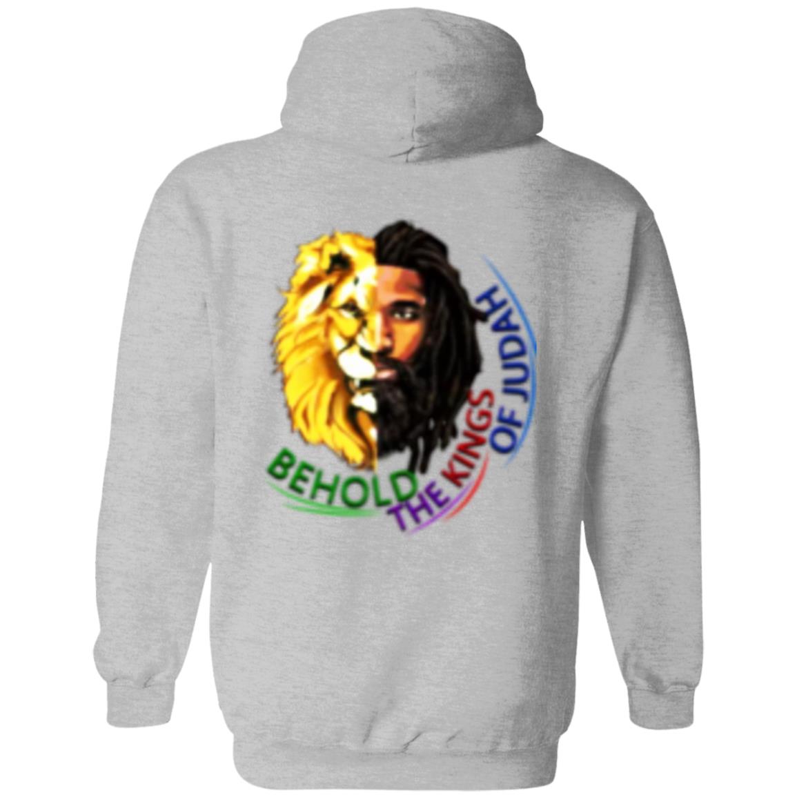 THE LION OF JUDAH G185 Pullover Hoodie PRINTED ON THE BACK