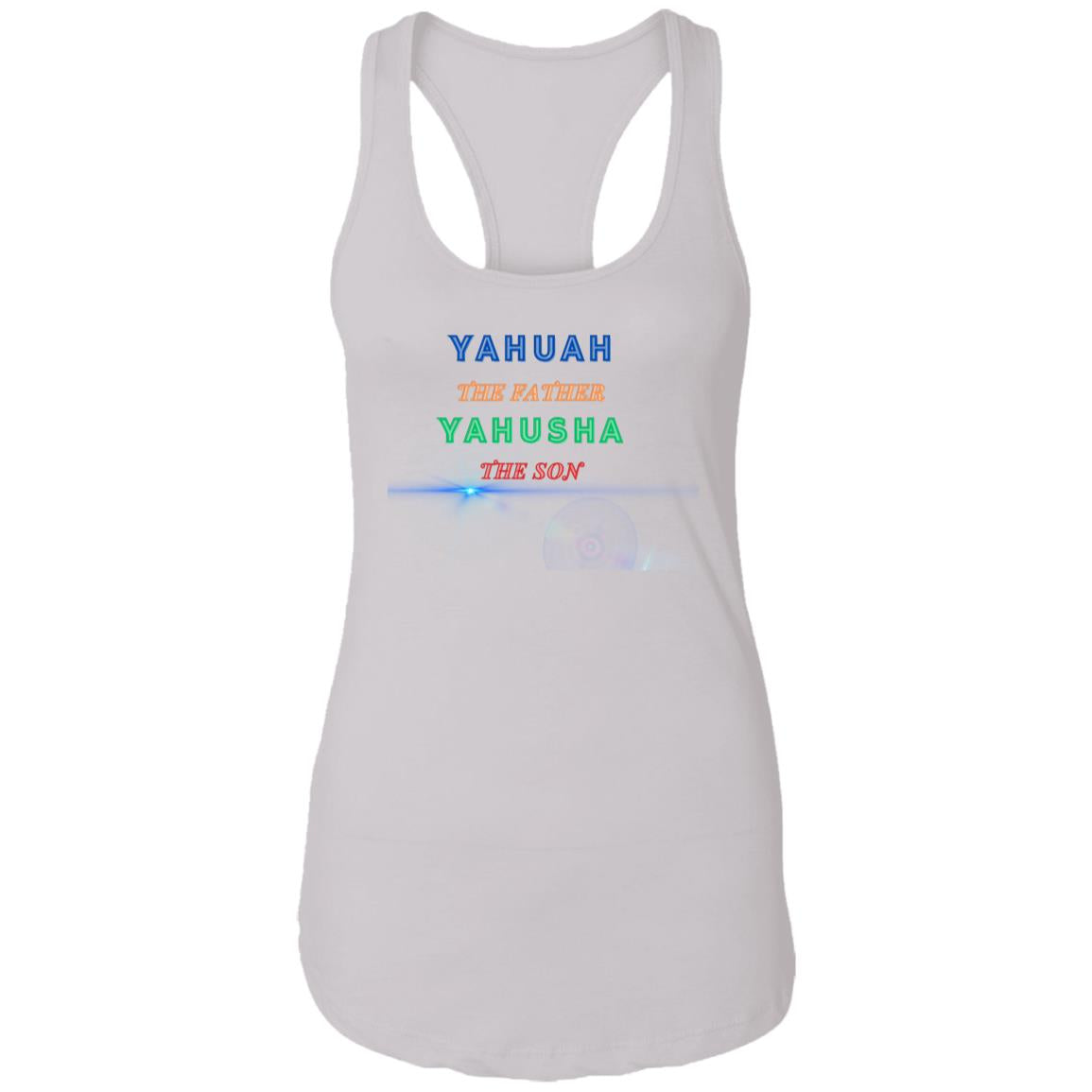 yahuah 2 (13 x 11.249 in)  2 NL1533 Ladies Ideal Racerback Tank