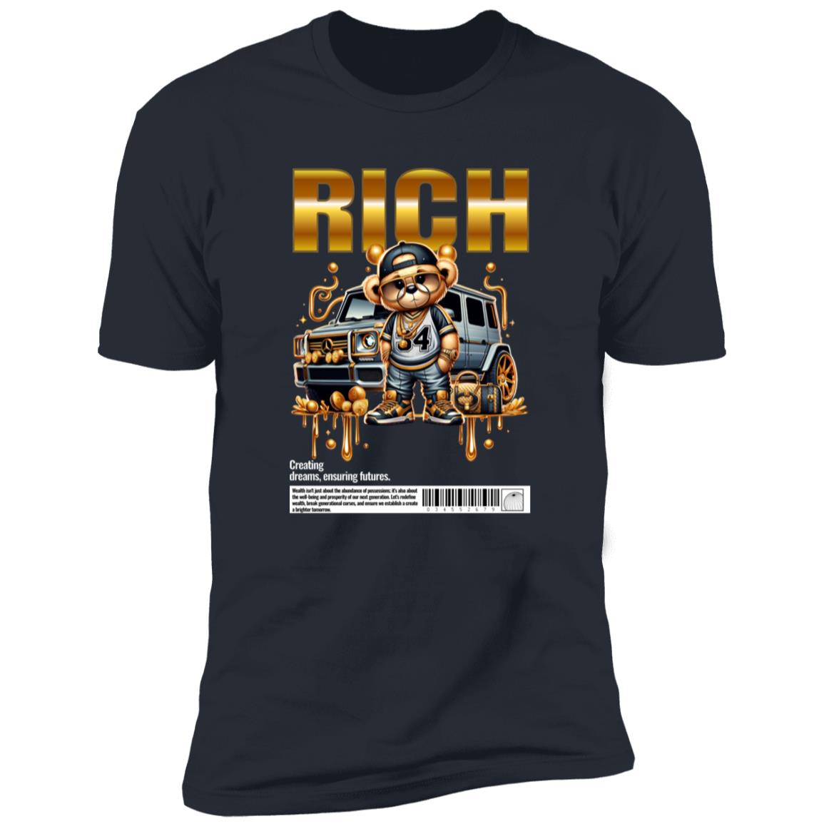 Rich Gold Bear NL3600 Premium  Casual Tee's