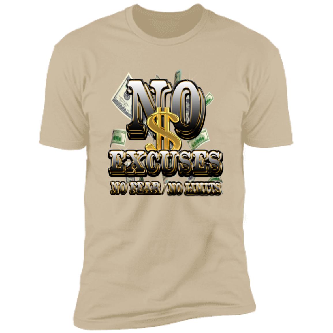 noexcuses MONEY HUSTLER NL3600 Premium  Casual Tee's