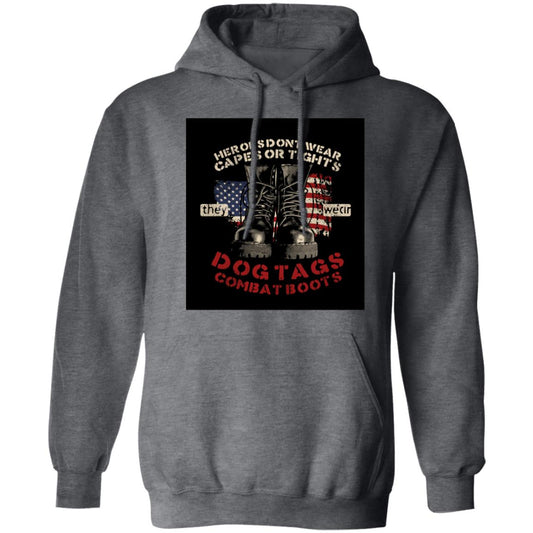 5__heroes_dont_wear_capes_or_tights- G185 Pullover Hoodie