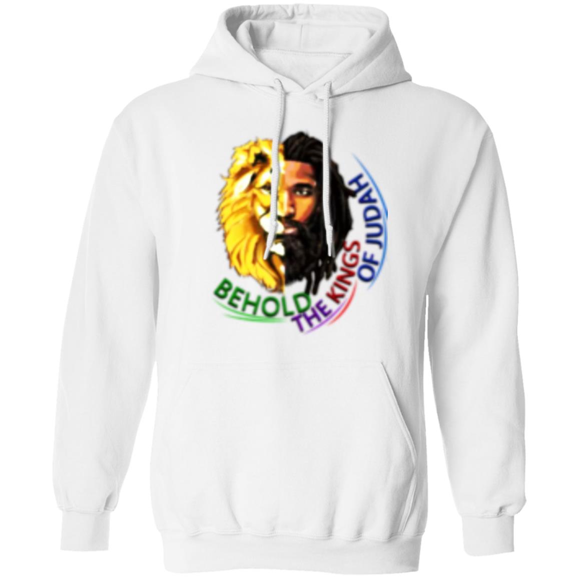 THE LION OF JUDAH G185 Pullover Hoodie PRINTED ON FRONT