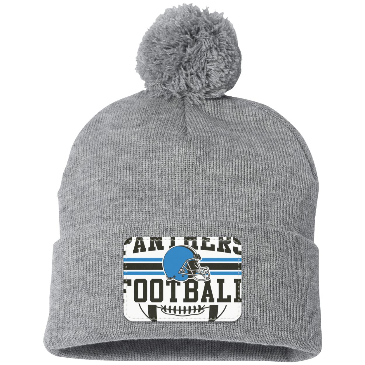 PANTHERS PNG SP15 Pom Pom Knit Cap - Patch