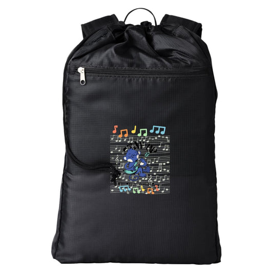 ROCK ON MUSICAL TRANSPARENT BE278 BAGedge Getaway Cinchback Backpack