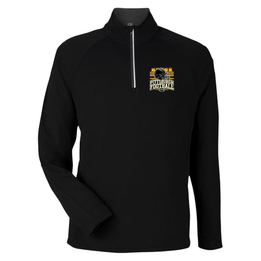 pittsburg 1 CE418 Core 365 Mens Origin Pique Quarter Zip