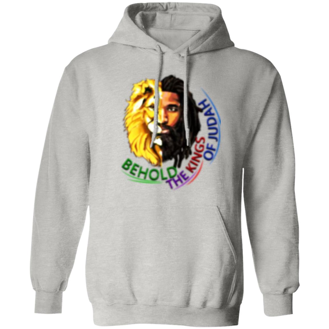 THE LION OF JUDAH G185 Pullover Hoodie PRINTED ON FRONT