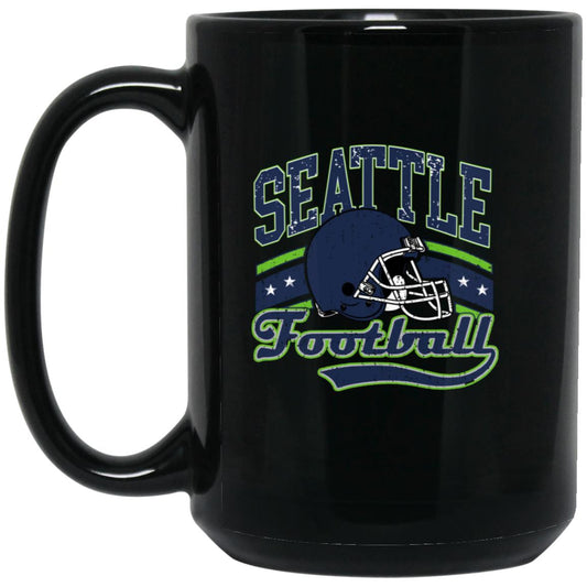 Seattle BM15OZ 15oz Black Mug