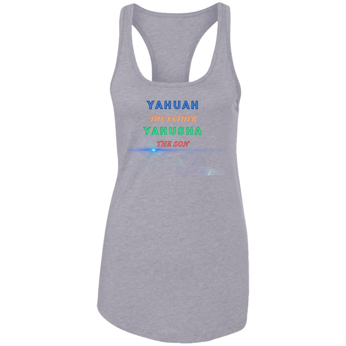 yahuah 2 (13 x 11.249 in)  2 NL1533 Ladies Ideal Racerback Tank