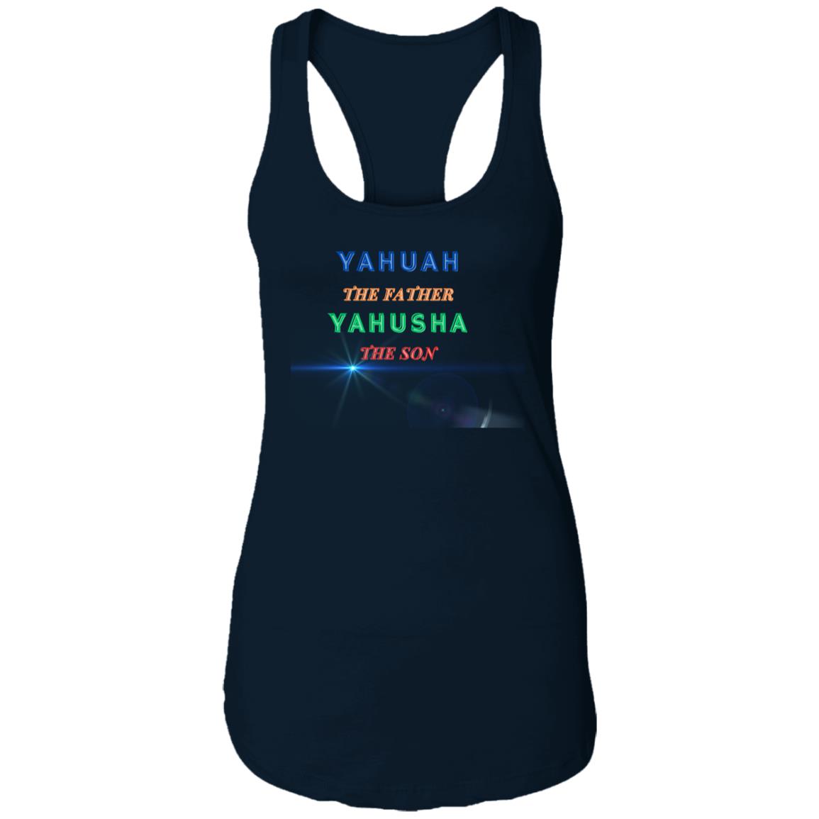 yahuah 2 (13 x 11.249 in)  2 NL1533 Ladies Ideal Racerback Tank