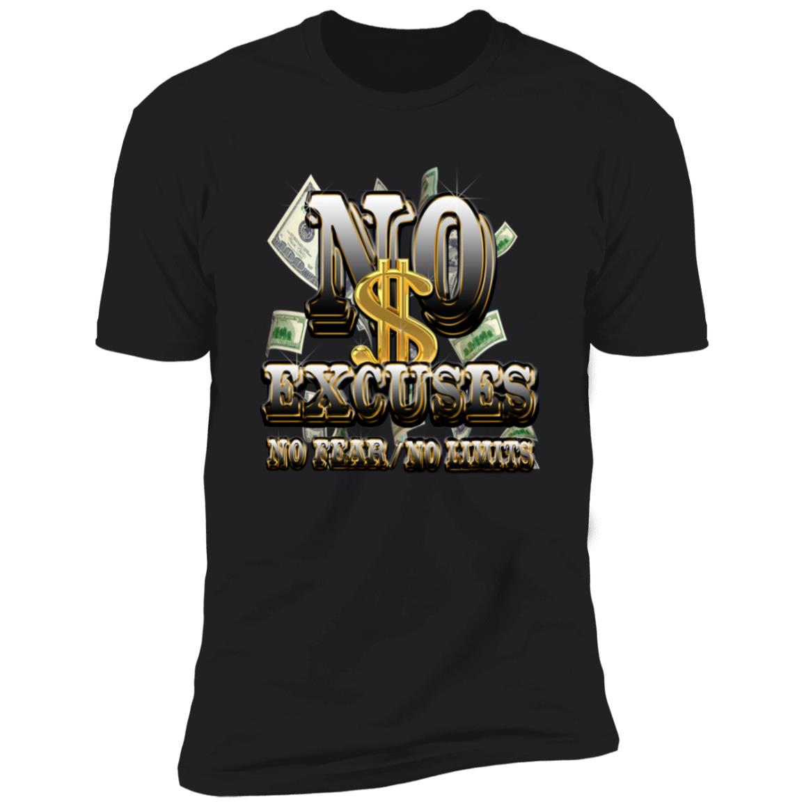 noexcuses MONEY HUSTLER NL3600 Premium  Casual Tee's