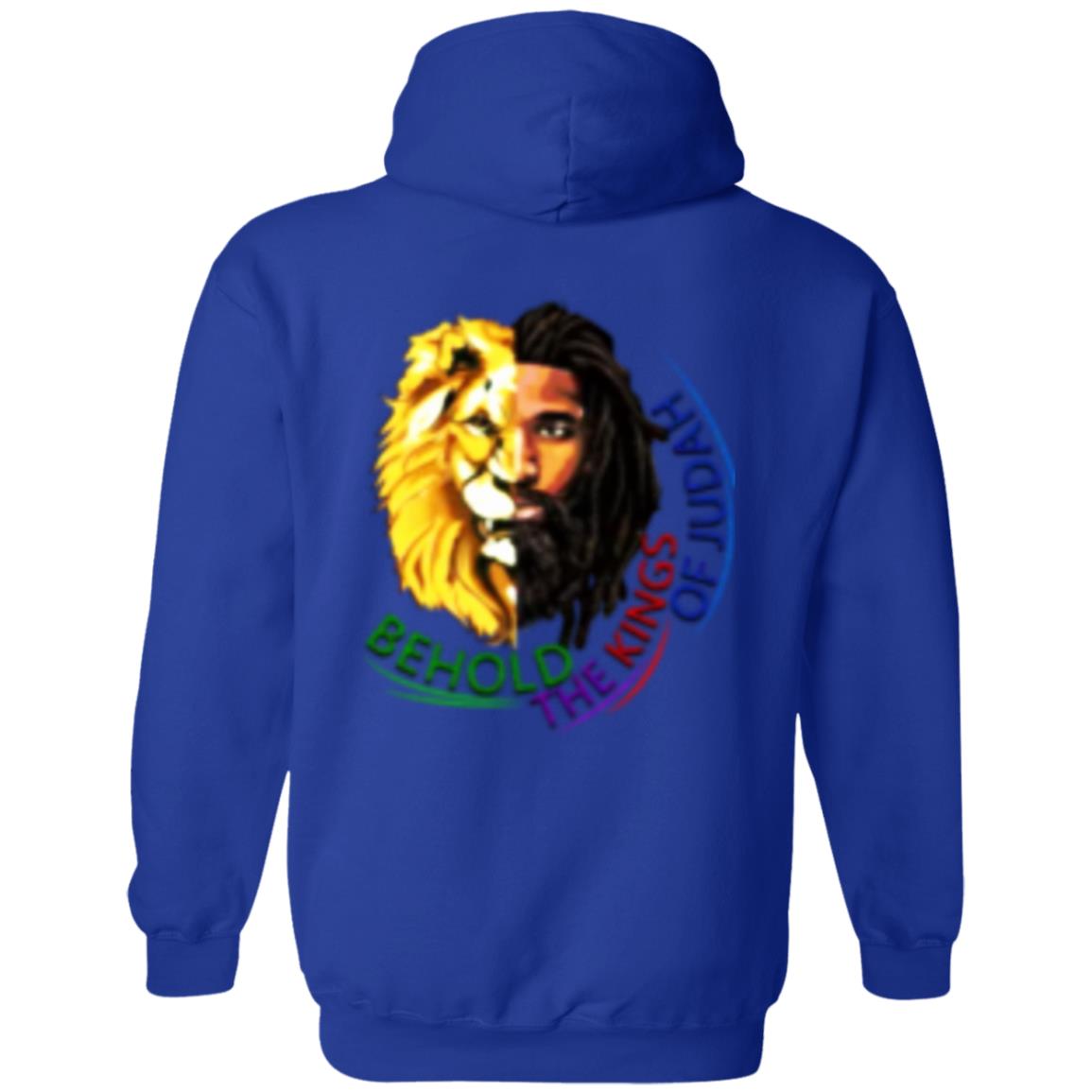 THE LION OF JUDAH G185 Pullover Hoodie PRINTED ON THE BACK