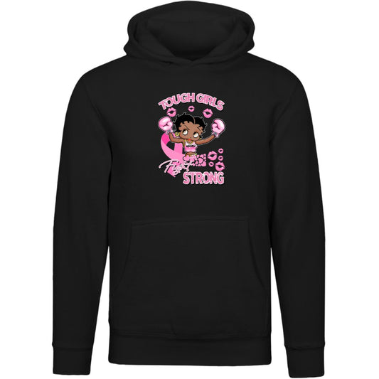 bettyboopinkcancer3 LS14001 Lane Seven Unisex Premium Hoodie