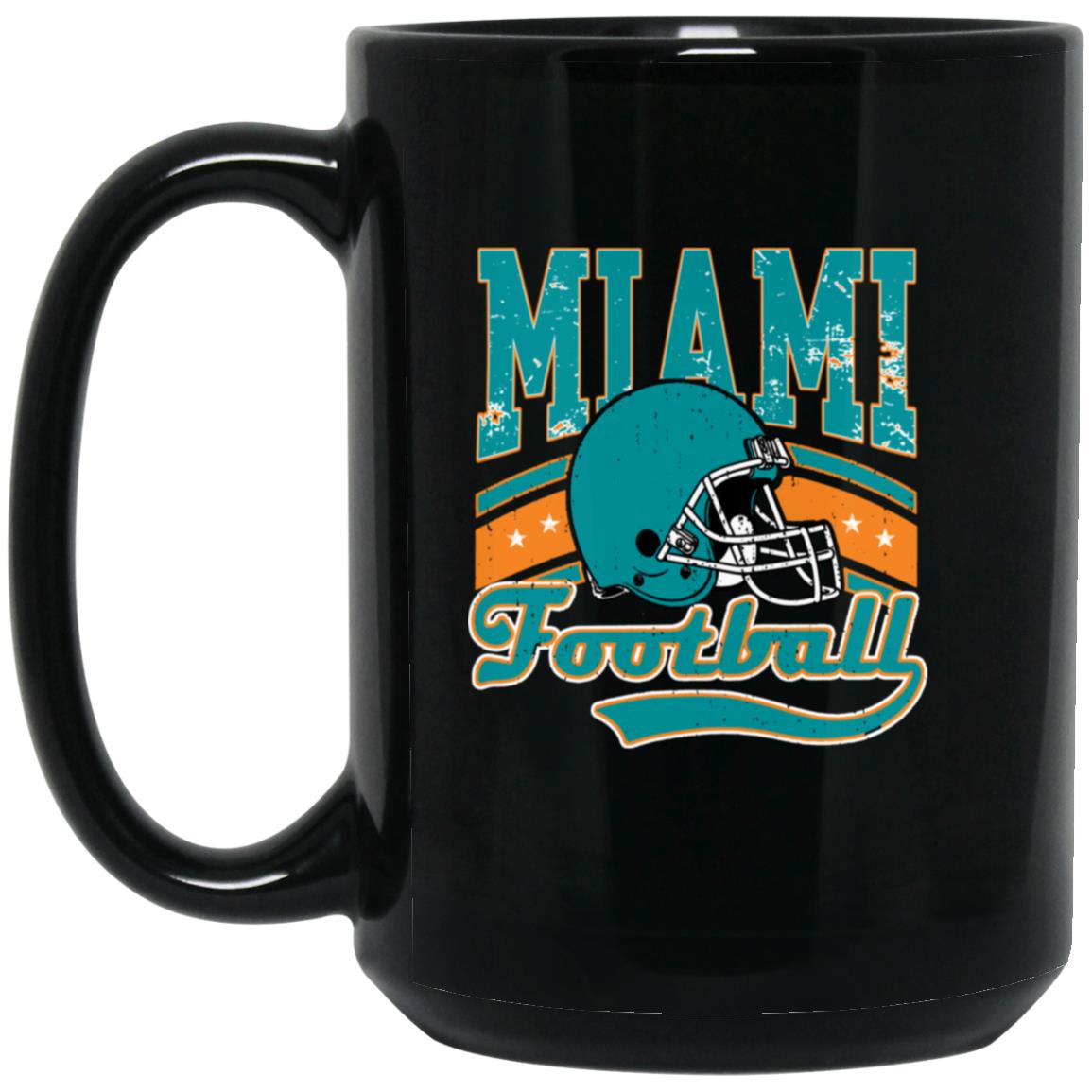 Miami BM15OZ 15oz Black Mug