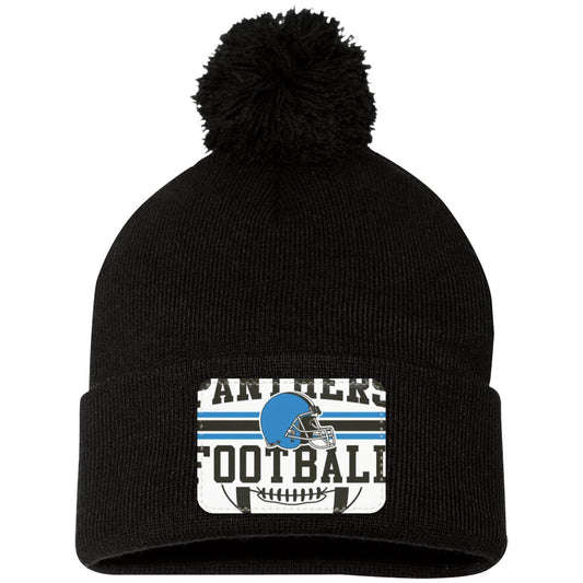 PANTHERS PNG SP15 Pom Pom Knit Cap - Patch