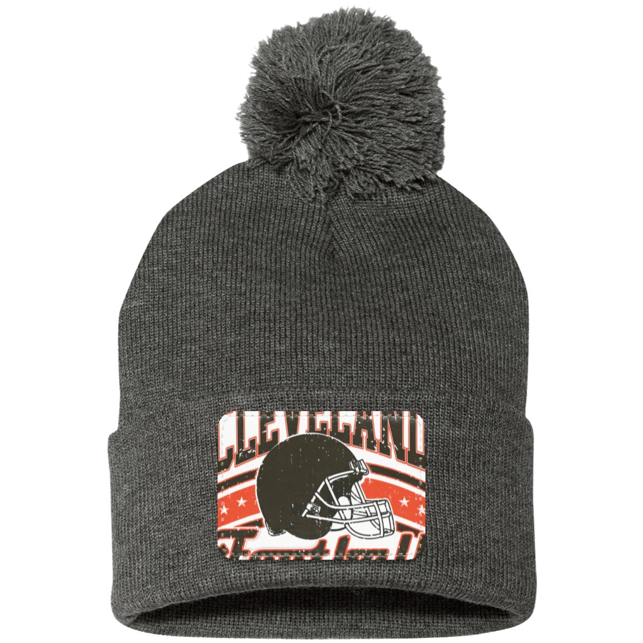 Cleveland SP15 Pom Pom Knit Cap - Patch