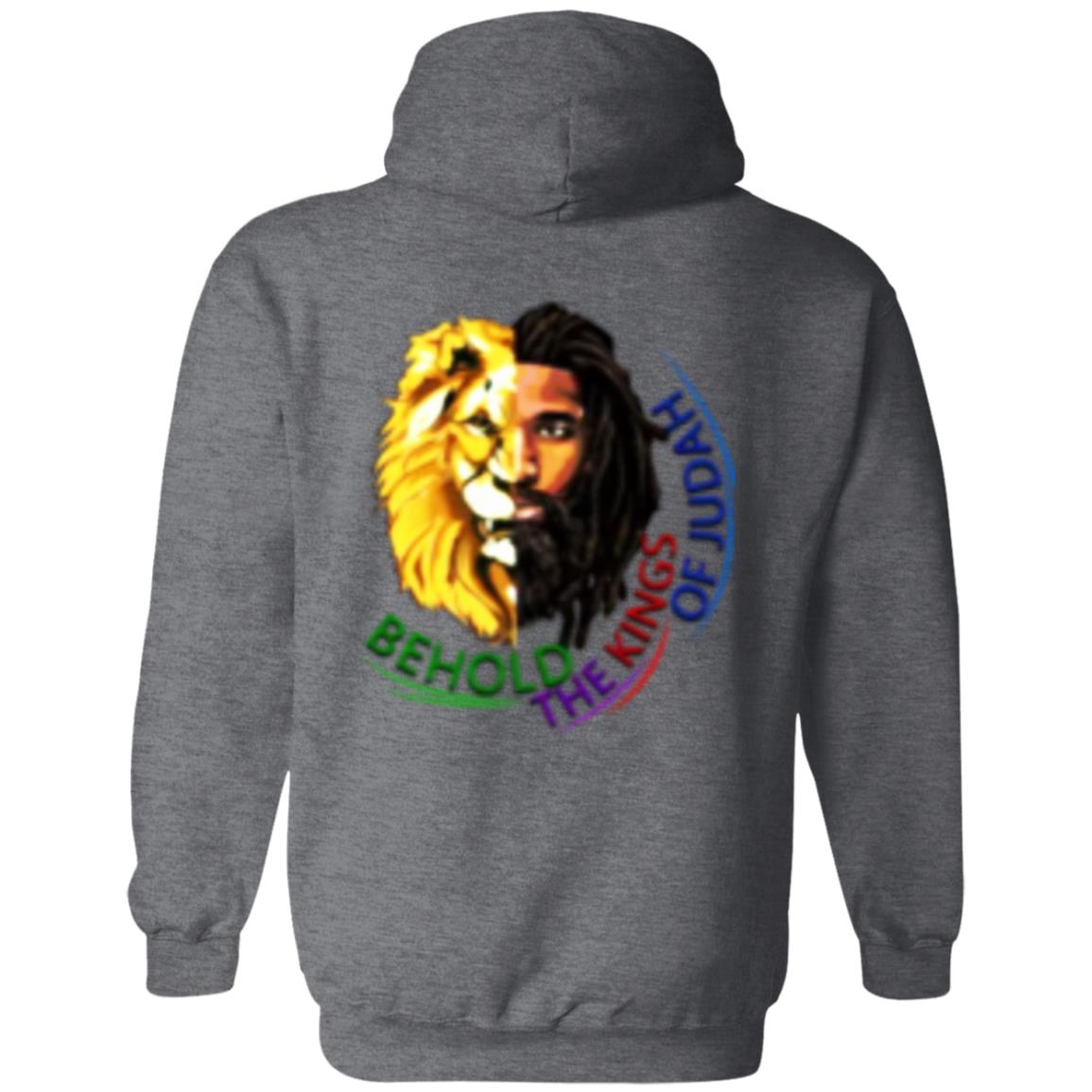 THE LION OF JUDAH G185 Pullover Hoodie PRINTED ON THE BACK