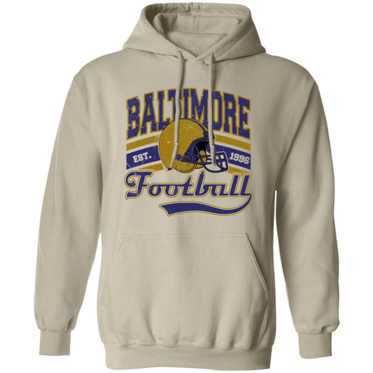 BALTIMORE FOOTBALL PNG 1 G185 Gildan Pullover Hoodie