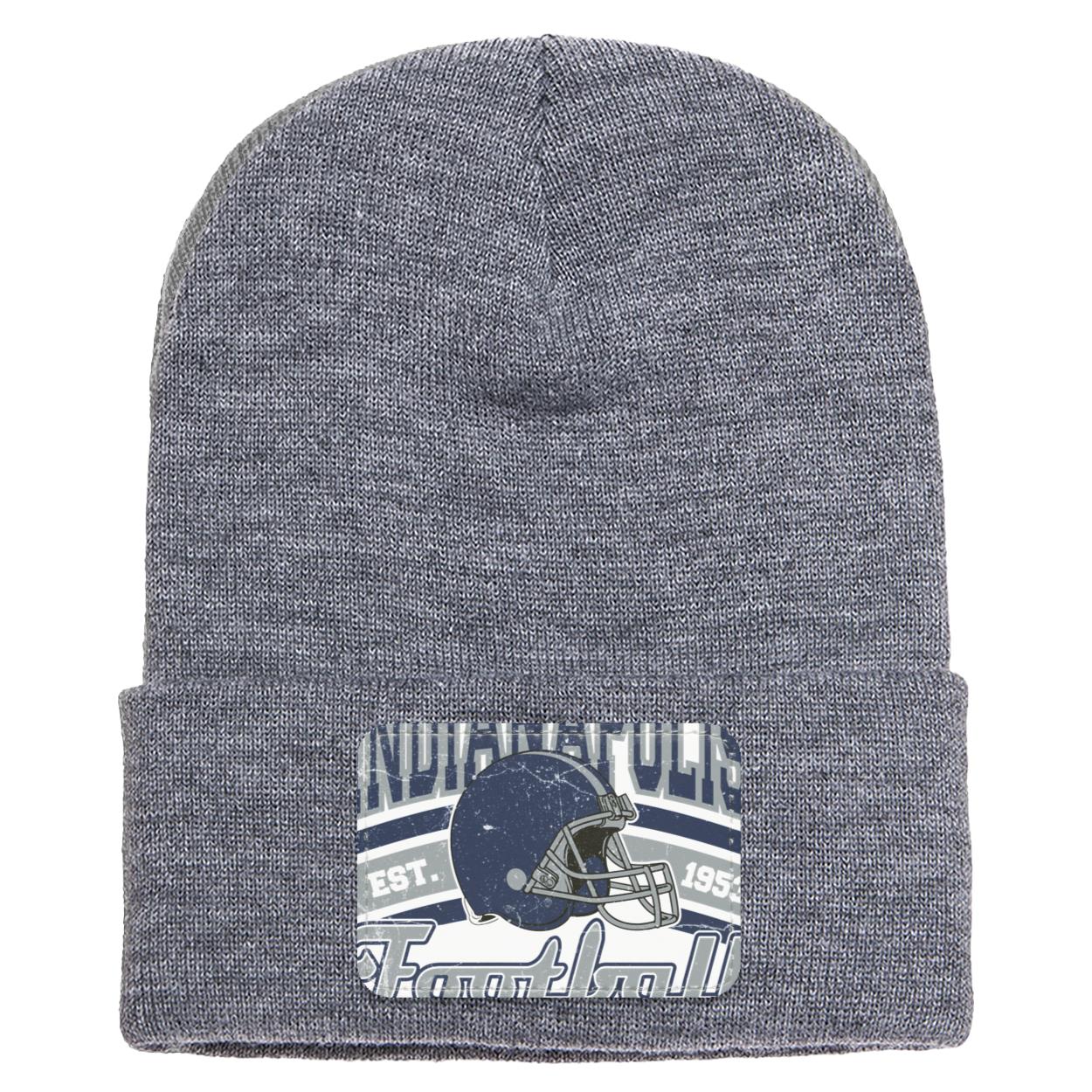 INDIANAPOLIS 1 1501 Yupoong Adult Cuffed Knit Beanie