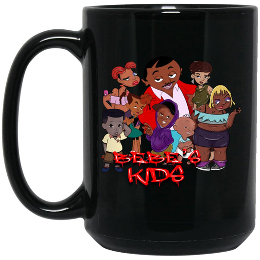 BEBE KIDS BM15OZ 15 oz. Black Mug