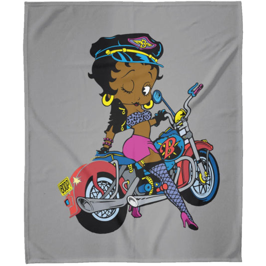 MOTORCYCLE BETTY BOOP FLM Arctic Fleece Blanket 50x60