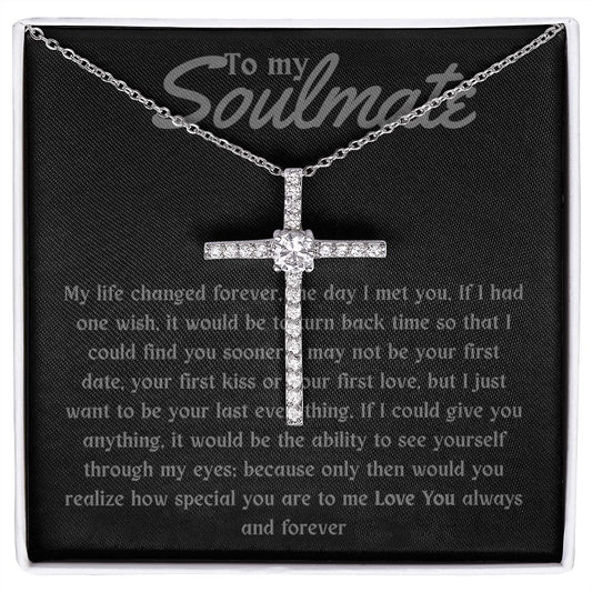 The CZ Cross necklace