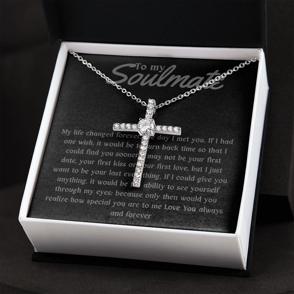 The CZ Cross necklace