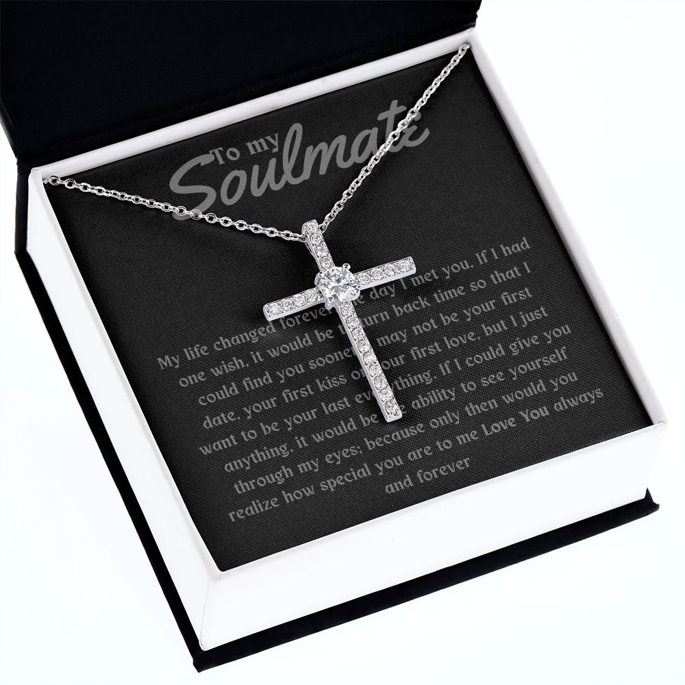 The CZ Cross necklace