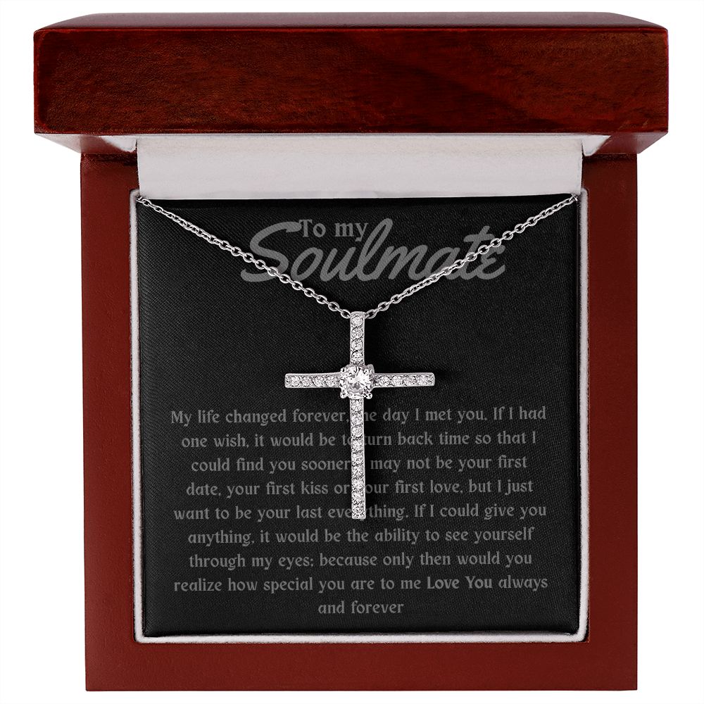 The CZ Cross necklace