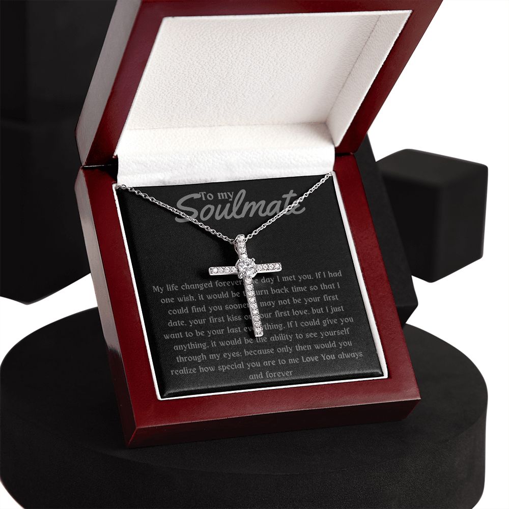 The CZ Cross necklace